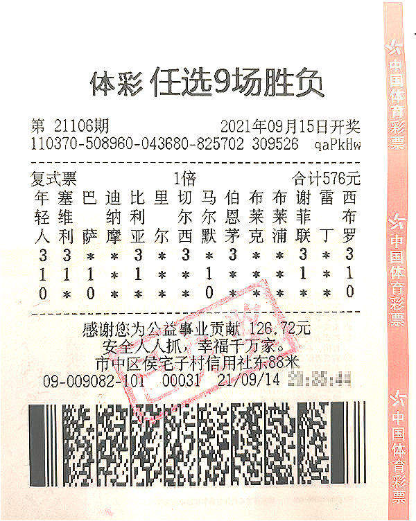 任选9场玩法中奖规则(足球任选9猜对几场能中奖)